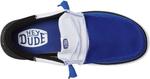 Лоферы Hey Dude Men's Wally Tri Varsity Mesh, Varsity Blue/Black - фото 2