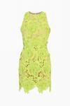 Мини-платье Cassie 3D Crochet в цвете Lime Green adelyn rae - фото 3