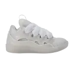 Кроссовки Lanvin Curb Sneakers 'Glitter Effect - Triple White', белый - фото