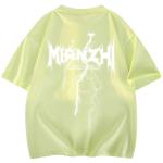 Футболка унисекс Cotton, зеленый/белый - фото 17