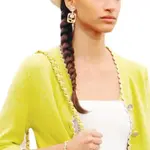 CHANEL Топ Women's Yellow White - фото 5