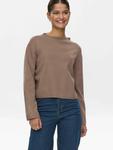 Свитер NÜMPH Carma, серо-коричневый - фото
