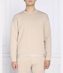 Толстовка Emporio Armani с логотипом на резинке, бежевый - фото