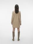 Вязаное платье VERO MODA VMGoldneedle, Dark beige - фото 4