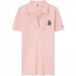 Женская поло Tommy Hilfiger, розовый - фото