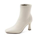 Ботинки женские COMELY на каблуке 8,5 см, серебристые - фото 8