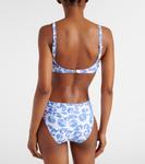 Бикини топ с принтом Bel Air Melissa Odabash, Blue Shell - фото 3