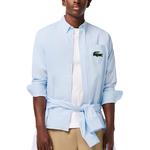 LACOSTE Рубашка унисекс синяя - фото 3