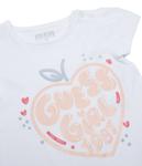 Футболка детская Guess с принтом, белый - фото 3