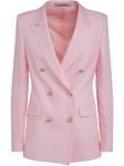 Двубортный блейзер Tagliatore, розовый - фото