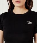 Футболка с вышивкой Slim fit Guess Jeans, черный - фото 4