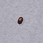 Худи BAPE One Point Relaxed Fit Pullover Hoodie, Grey - фото 3