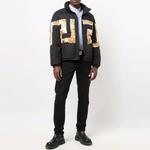 VERSACE Пуховик мужской черный - фото 4