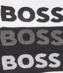 Носки мужские Boss с логотипом бренда 3 пары, белый/серый - фото 4