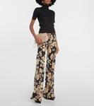 Клатч envelope из кожи матлассе Saint Laurent, бежевый - фото 3