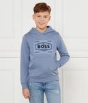 Толстовка детская Boss Kidswear с капюшоном, синий - фото