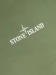 Толстовка с логотипом Stone Island Junior, зеленый - фото 3