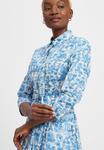 Платье Marie Lund Shirt dress, Blau Weiß/Blue - фото 3