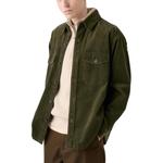 UNIQLO Куртка унисекс темно-оливковая, Dark Olive - фото 3