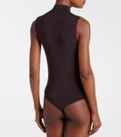 Боди с высоким воротом Wolford, Dark Wood - фото 4