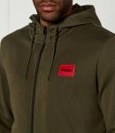 Толстовка HUGO Daple Regular Fit, зеленый - фото 4