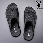 Шлепанцы мужские Playboy, черный - фото 2