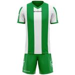 Футбольный комплект Givova с шортами Catalano зеленый/белый - фото