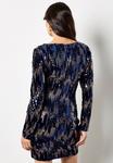 Платье Apricot MIXED SEQUIN BODYCON MINI, Navy/Dark Blue - фото 2