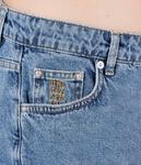 Джинсовые шорты бандит Loose fit One Teaspoon, синий - фото 4