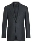 Однобортный пиджак Zegna, серый - фото