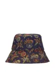 Панама с цветочным принтом Etro, синий - фото 2