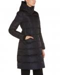 Длинный пуховик с капюшоном Avocette Moncler, черный - фото