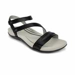 Women's Gabby Sandal In Solid Black Aetrex - фото