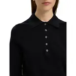 Поло с длинным рукавом Selected Thea, черный - фото 5