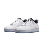 Кроссовки женские Nike Air force 1 кожаные с перфорацией, белый - фото 3