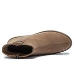 Ботильоны женские Laorentou, хаки - фото 6