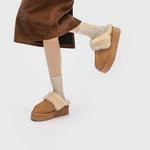 Зимние ботинки женские каштановые Warrior - фото 5