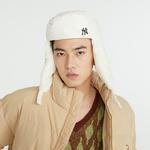 MLB New York Yankees Polyester Trapper Hat Earflap Hat Unisex White - фото 9