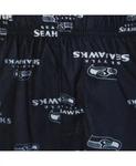 Пижамные штаны унисекс для дошкольников Seattle Seahawks с логотипом Allover Flannel - темно-синий Outerstuff - фото 3