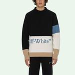 Свитер мужской Off-White SS21, черный / белый - фото 3
