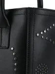 Сумка-тоут с заклепками 10 Corso Como, черный - фото 4