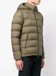 Стеганая куртка с капюшоном Herno, зеленый - фото 3