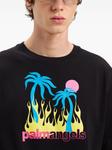Palm Angels футболка Burning Oasis, черный - фото 6
