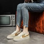 Кроссовки WARRIOR Skateboarding Shoes Unisex Low-top White, коричневый - фото 8