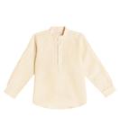 Рубашка jazmin в полоску из льна и хлопка La Coqueta, желтый - фото