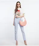 Брюки-Сигареты Regular fit Emporio Armani, фиолетовый - фото 2