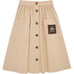 Детская юбка FENDI, бежевый - фото 3