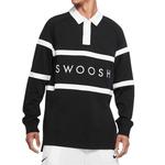 Nike Свитшот Swoosh мужской черный/белый - фото 3