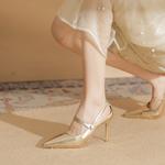 Ainer cat Slim Heel High Heels Women's Ainer-cat, золотой - фото 5