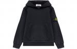 Толстовка детская Stone Island с карманом, темно-синий - фото